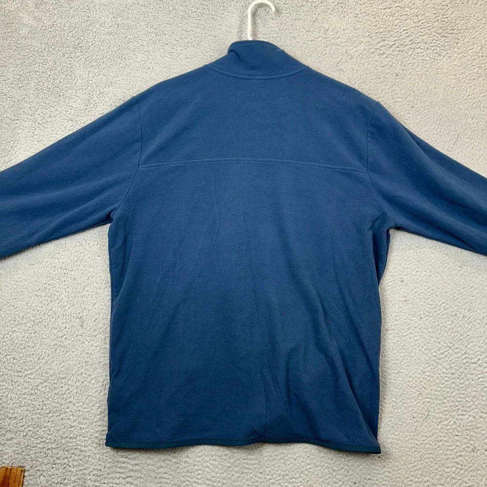 The North Face Pullover Mens XL Quarter Zip Blue Sweater Fleece Long Sleeve EUC